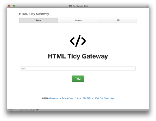 HTMLTidyGateway